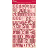 Alphabean Tomato Red - Cardstock Sticker